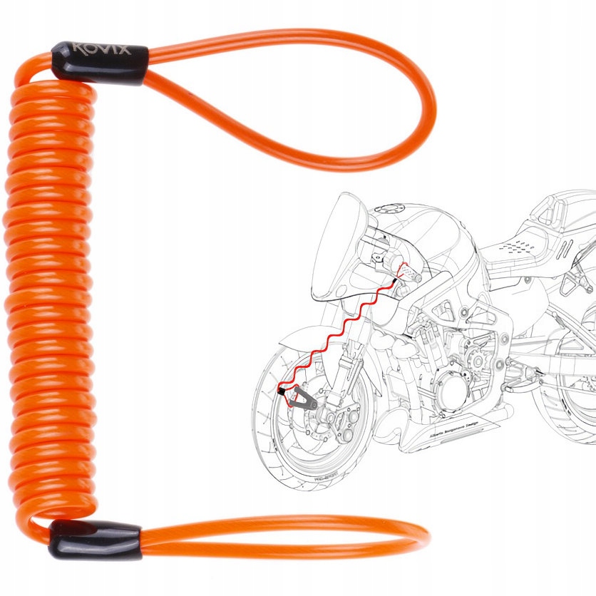 KOVIX KN1 BLOKADA TARCZY HAMULCOWEJ pomarańczowa Producent Kovix