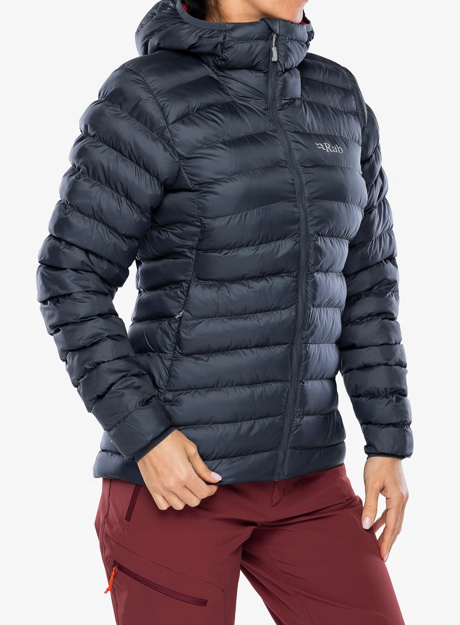 Dámská zateplená bunda Rab Cirrus Alpine steel 12 (M)