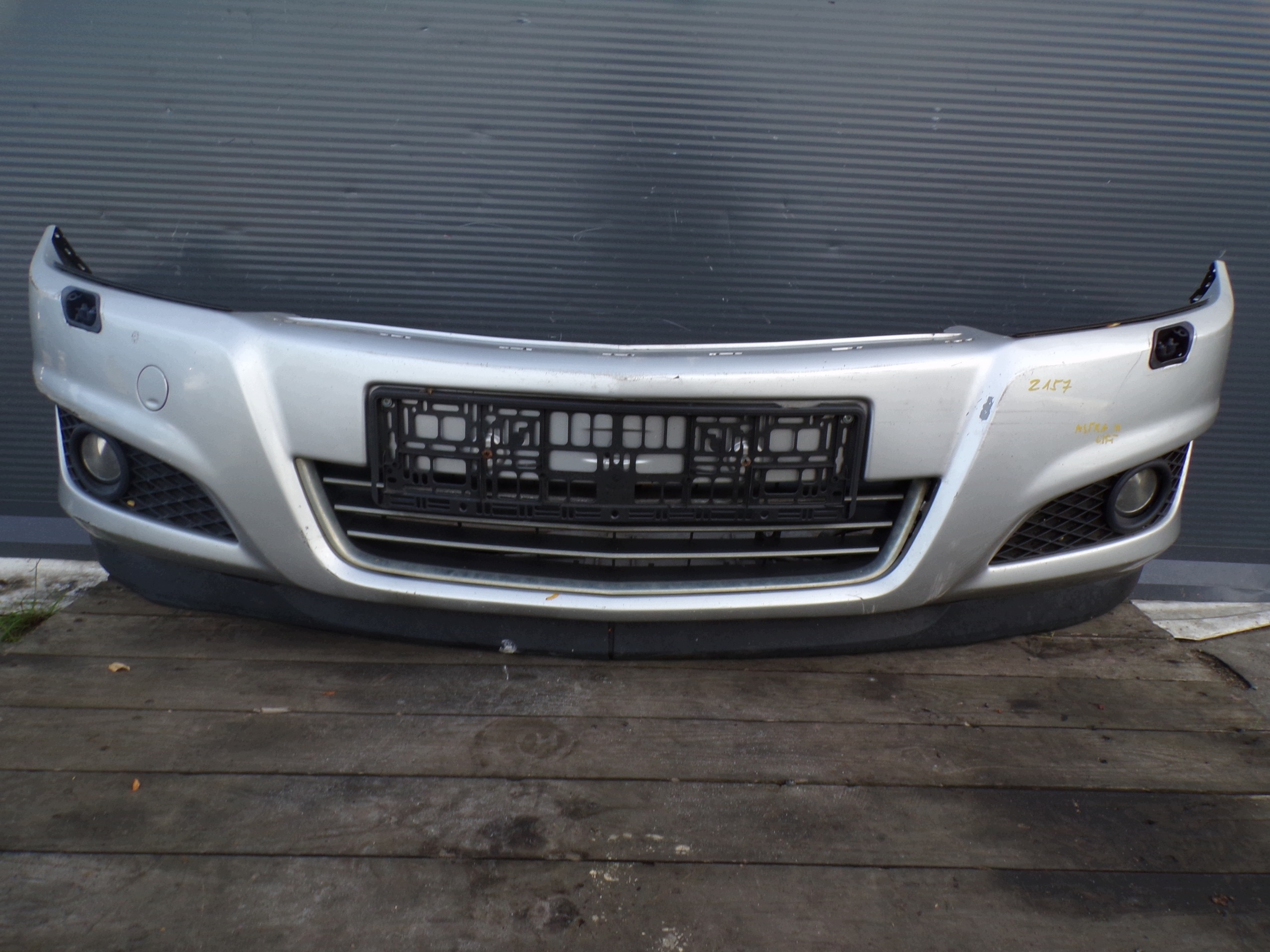 front bumper front OPEL ASTRA H LIFT washers colour Z157