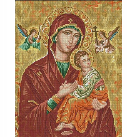 Křížková výšivka počítaná sada (kanva, mulina)