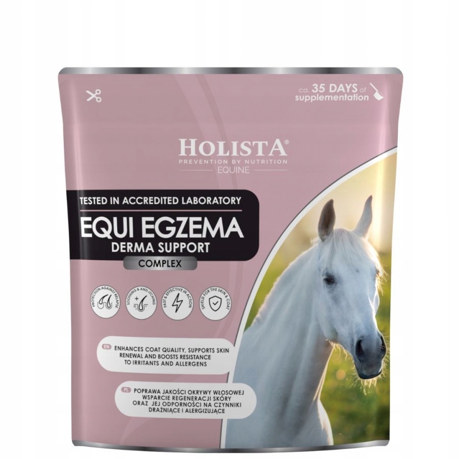 Doplněk stravy pro koně Holista Equi Ekzém Derma Support 1000 g červencová alergie