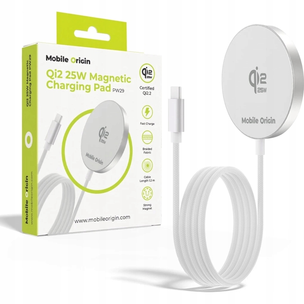 Ładowarka indukcyjna do MagSafe Mobile Origin bezprzewodowa magnetyczna 25W