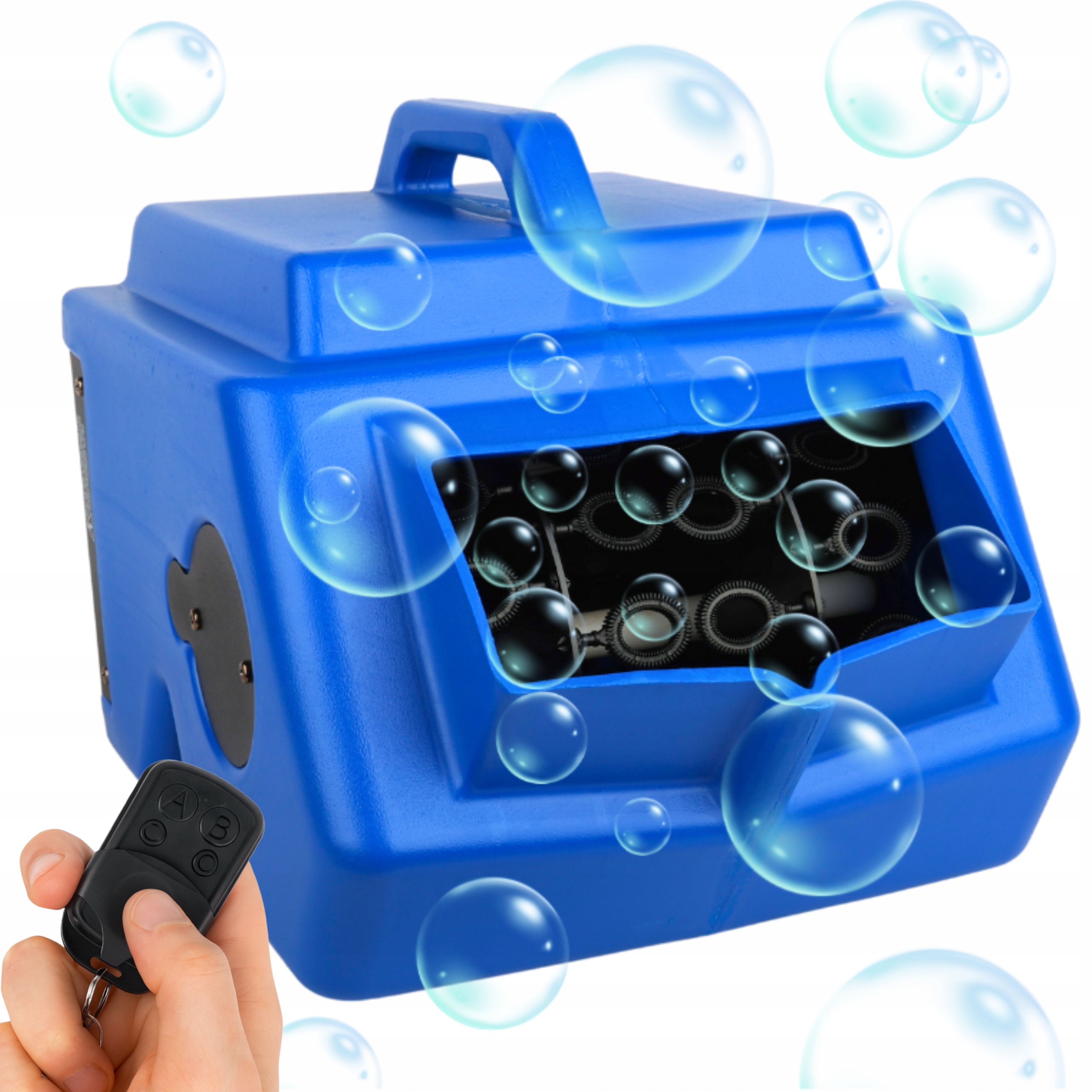 Dvojitý Výrobník Mýdlových Bublin, Silný, Výkonný, Spousta Bublin Dálkové Ovládání