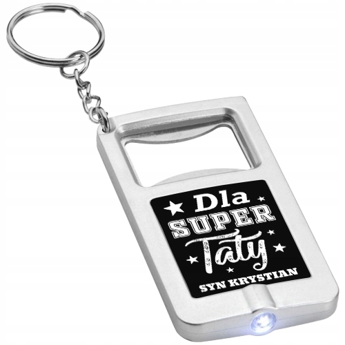 

Dzień Taty ojca Brelok Latarka Na Piwo M