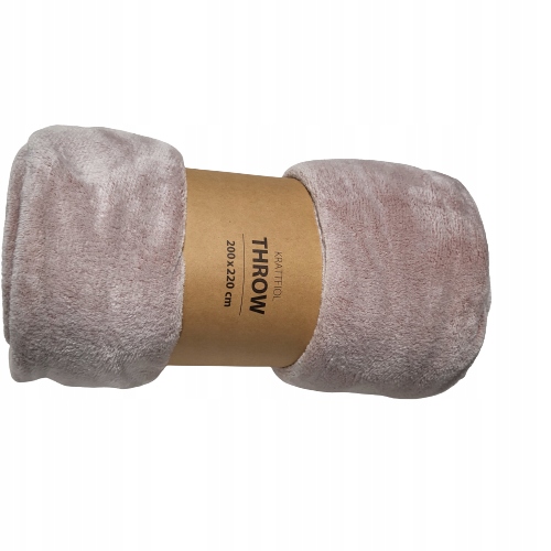 Koc KRAF polar CIEPŁY 200x220 cm różowy EAN (GTIN) 5703288082205
