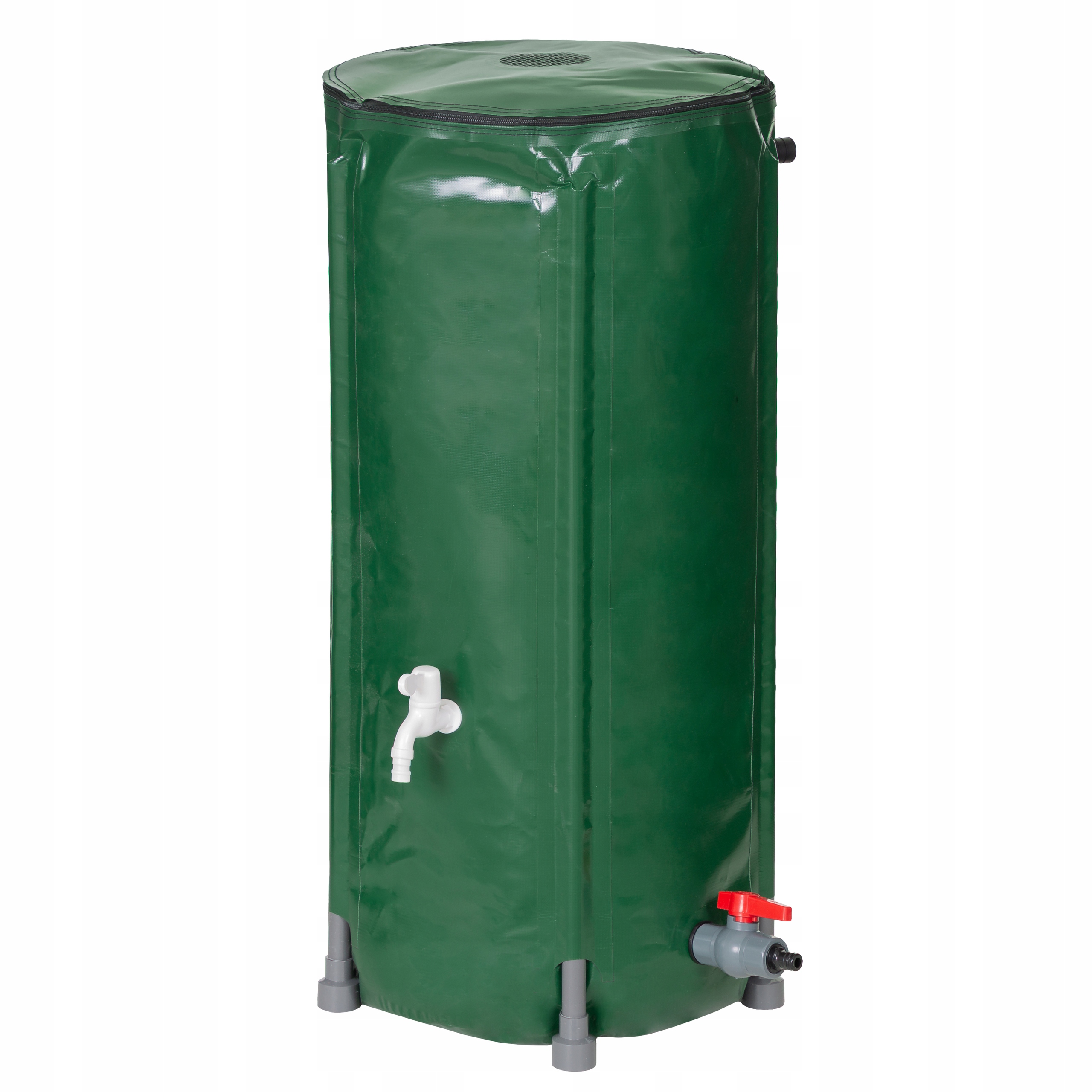 Skládací nádrž na dešťovou vodu s kohoutkem, nádoba na dešťovou vodu