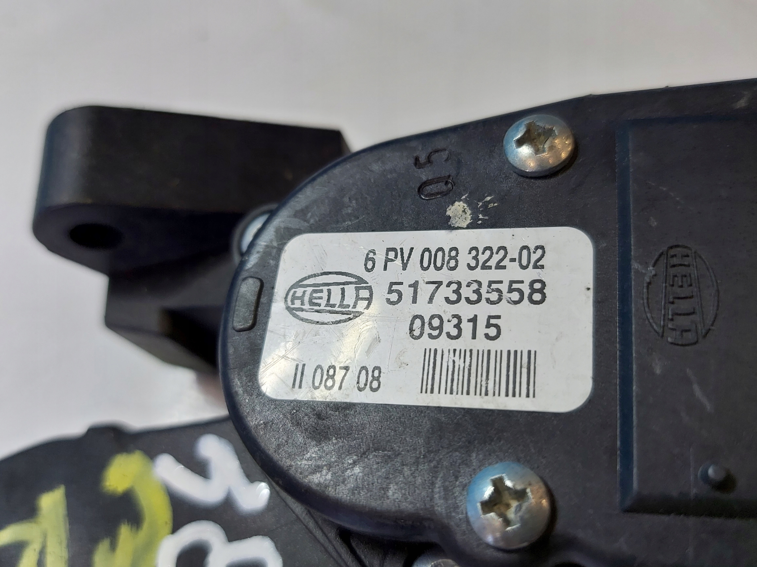 accelerator pedal CROMA II JTD 6PV00832202