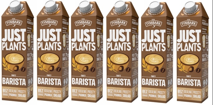 6x 1l Tymbark Barista owsiany bez glutenu Zgrzewka