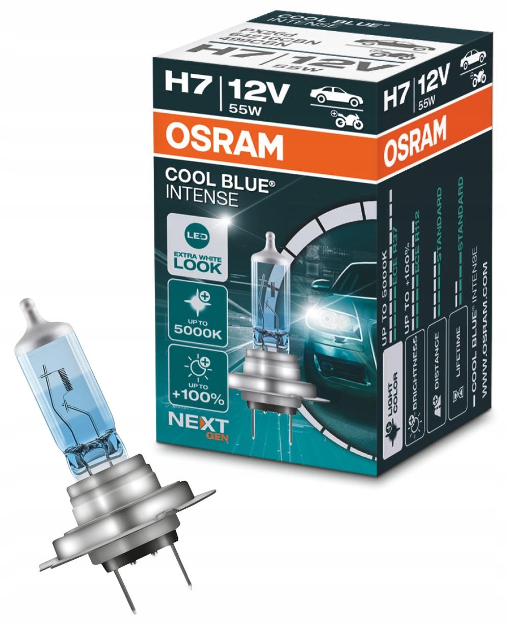 Osram Cool Blue Intense Żarówka H7 12V 55W