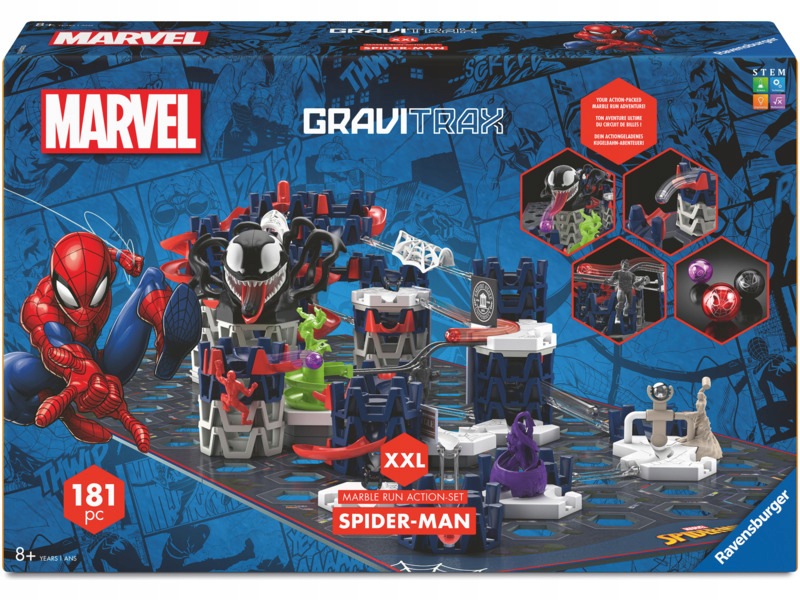 Gra logiczna Ravensburger GraviTrax Zestaw startowy Spider-man XXL 12020013