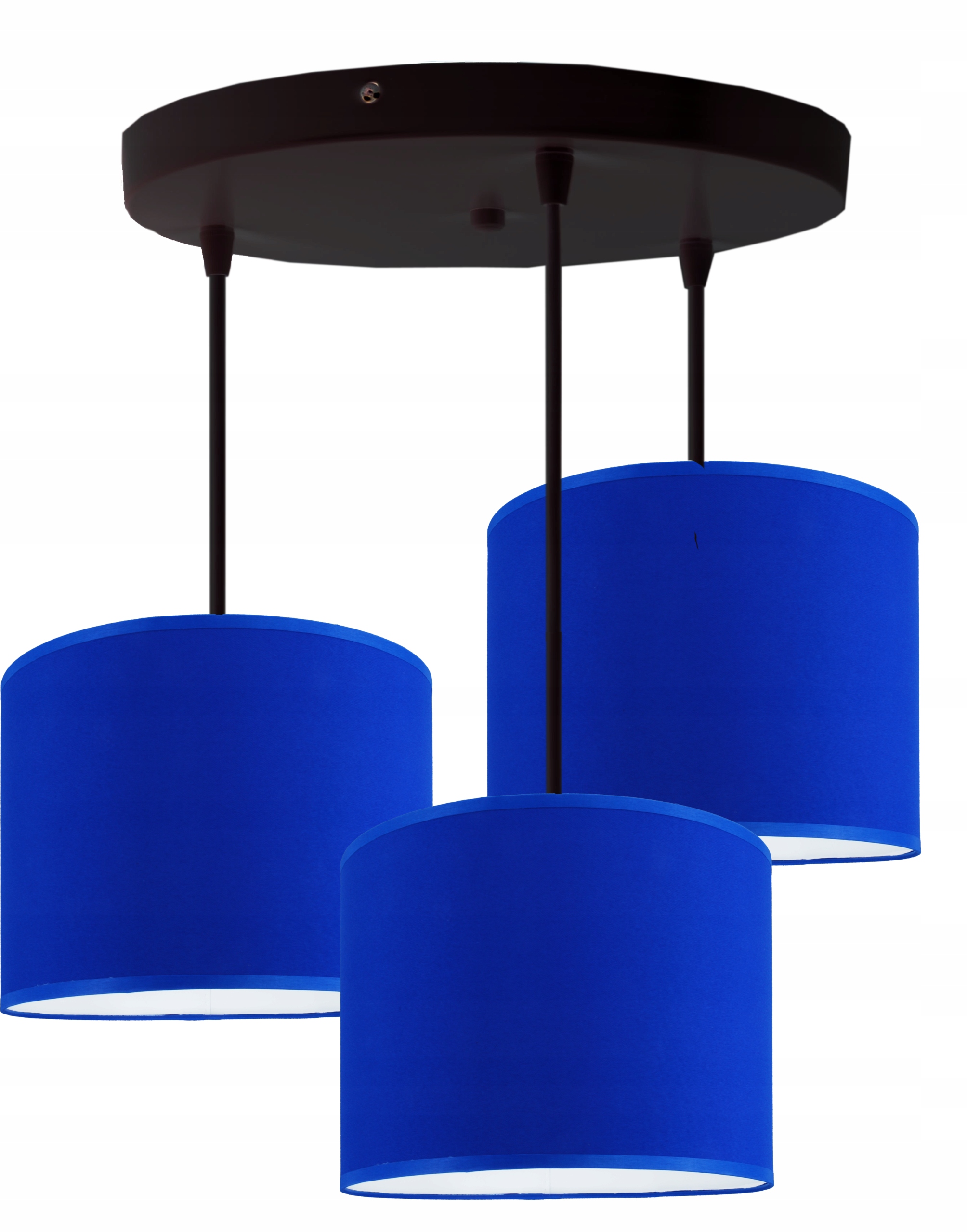 Moderní závěsná lampa, stropní lustr, módní stínidlo 20 cm, modrý Led