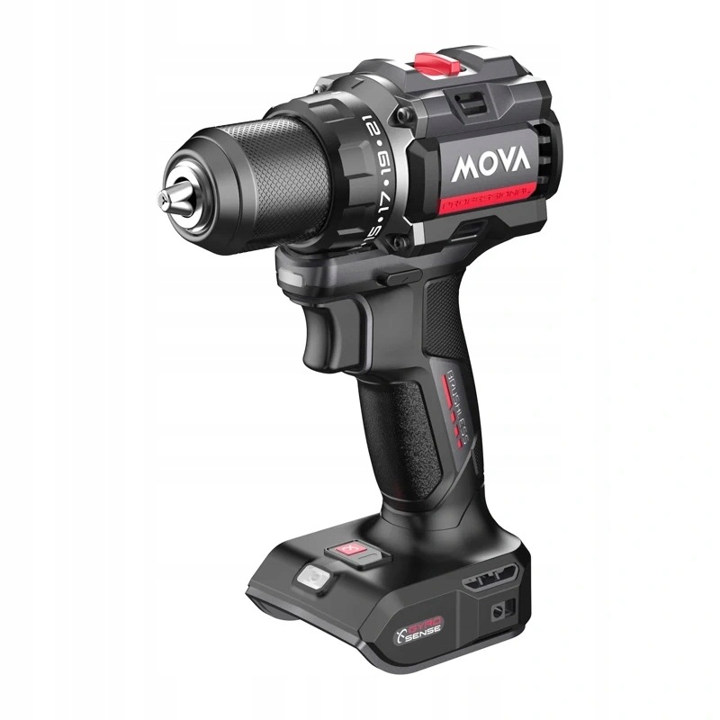 Wiertarko-wkrętarka bezszczotkowa Mova PD80B 20V 80Nm