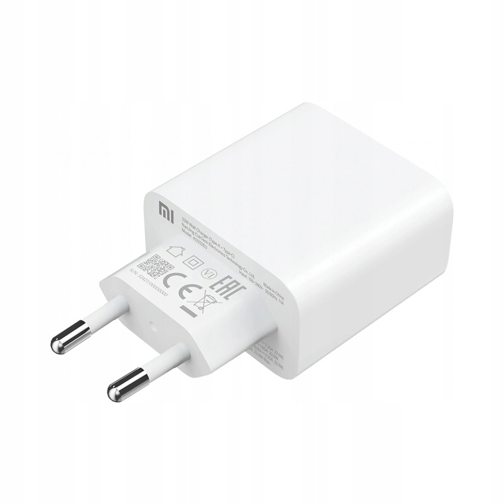 Síťová Nabíječka Xiaomi Travel Charger Combo Usb-a Usb-c 33W Pd