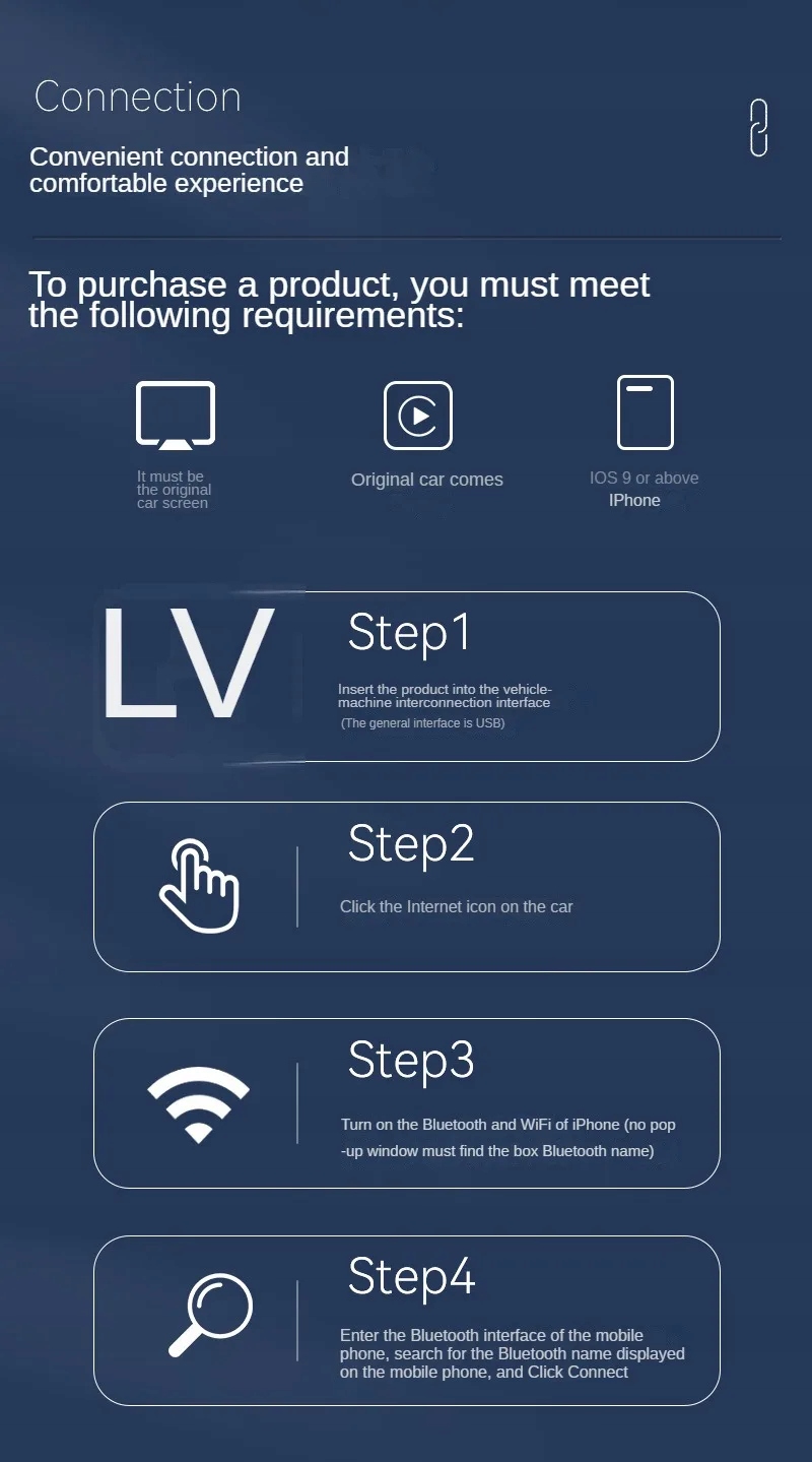 Bezprzewodowy adapter Android Auto CarPlay 2 w 1 Plug and Play Mini Car AI Box Rodzaje odtwarzanych nośników USB