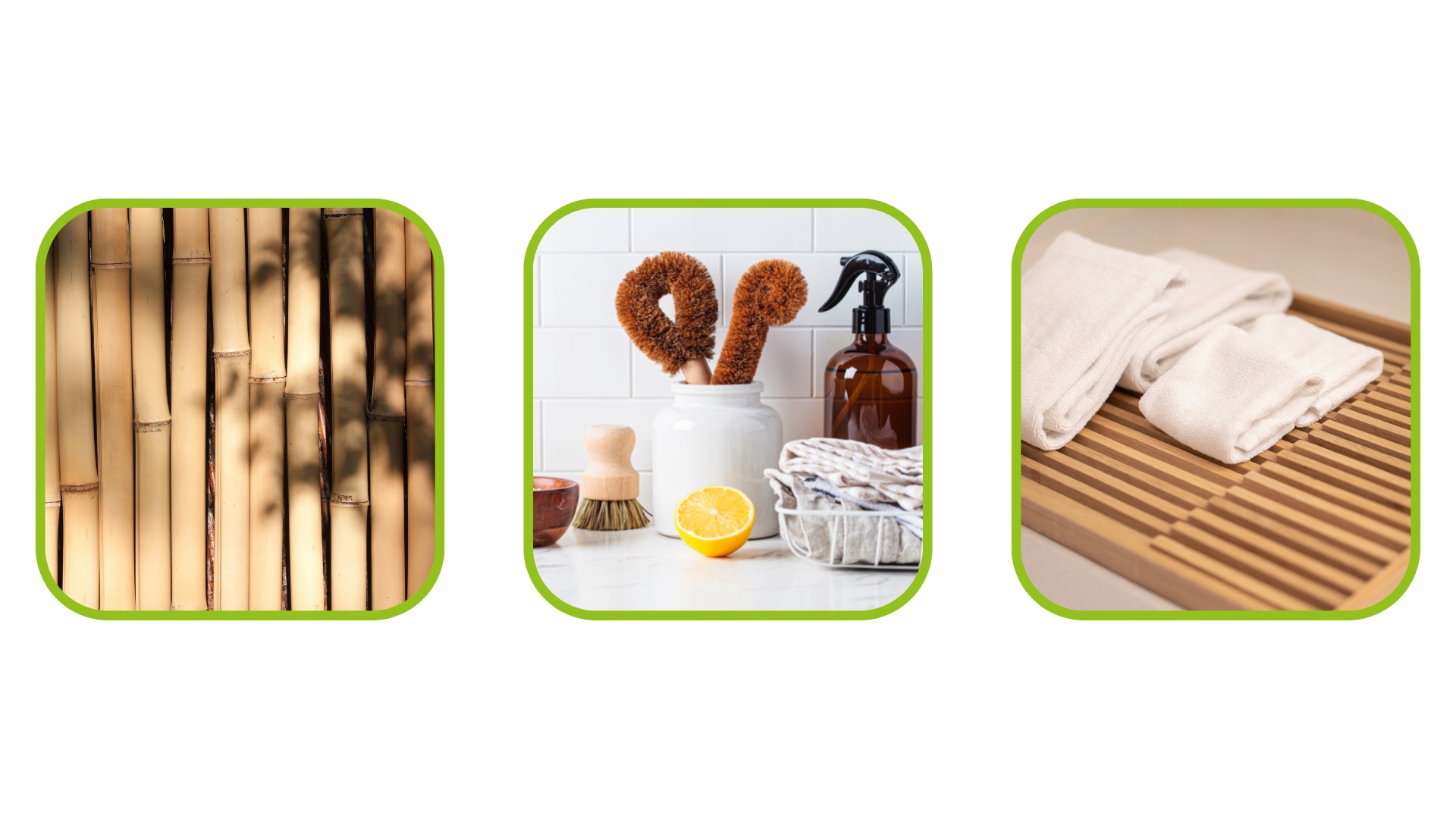 REGAŁ BAMBUSOWY 3 PÓŁKI Wykończenie matowe