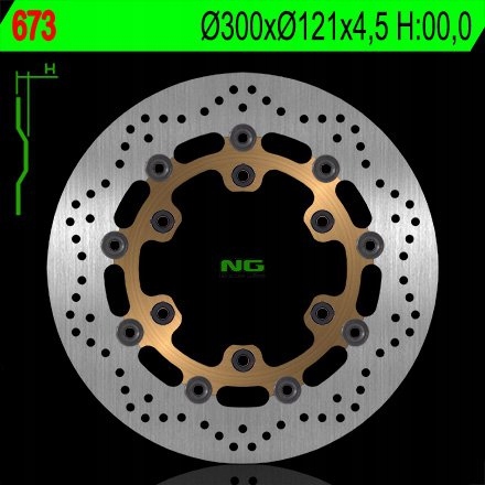 Predný Brzdový Kotúč Suzuki Xf 650 Freewind 97-02, M 800 Intrvdre 08-15