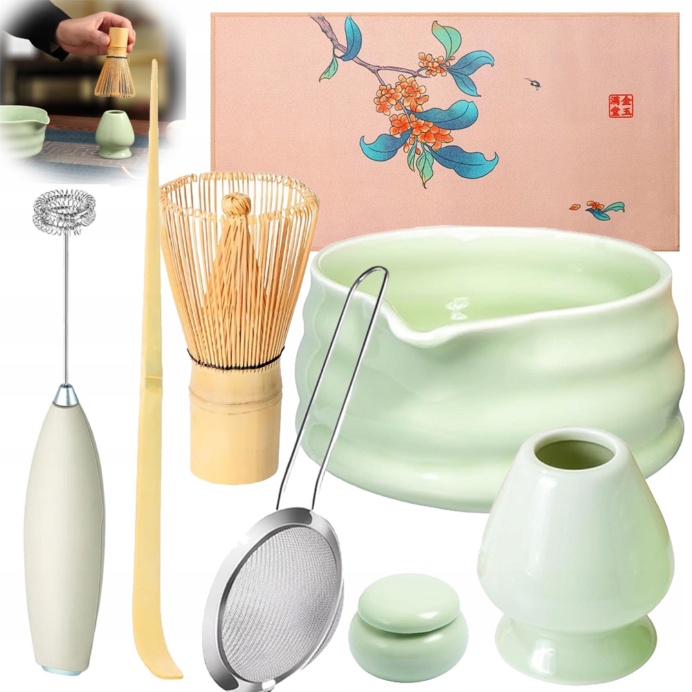 Levně Sada Na Čaj Matcha, Sada Metliček Matcha S Metličkou Na Matchu 9V1