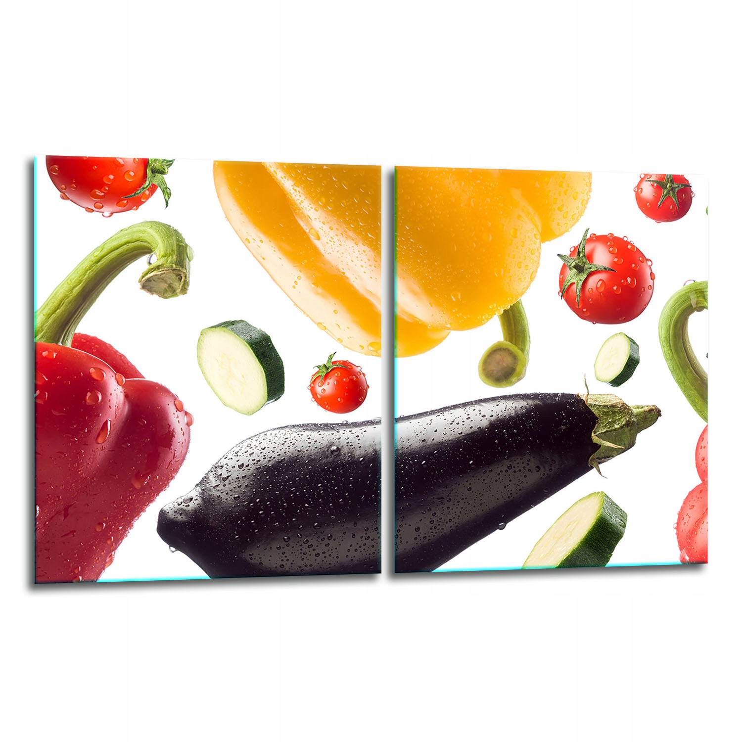 2x Skleněná Ochranná Deska Na Sporák 40x52 Paprika 7v1