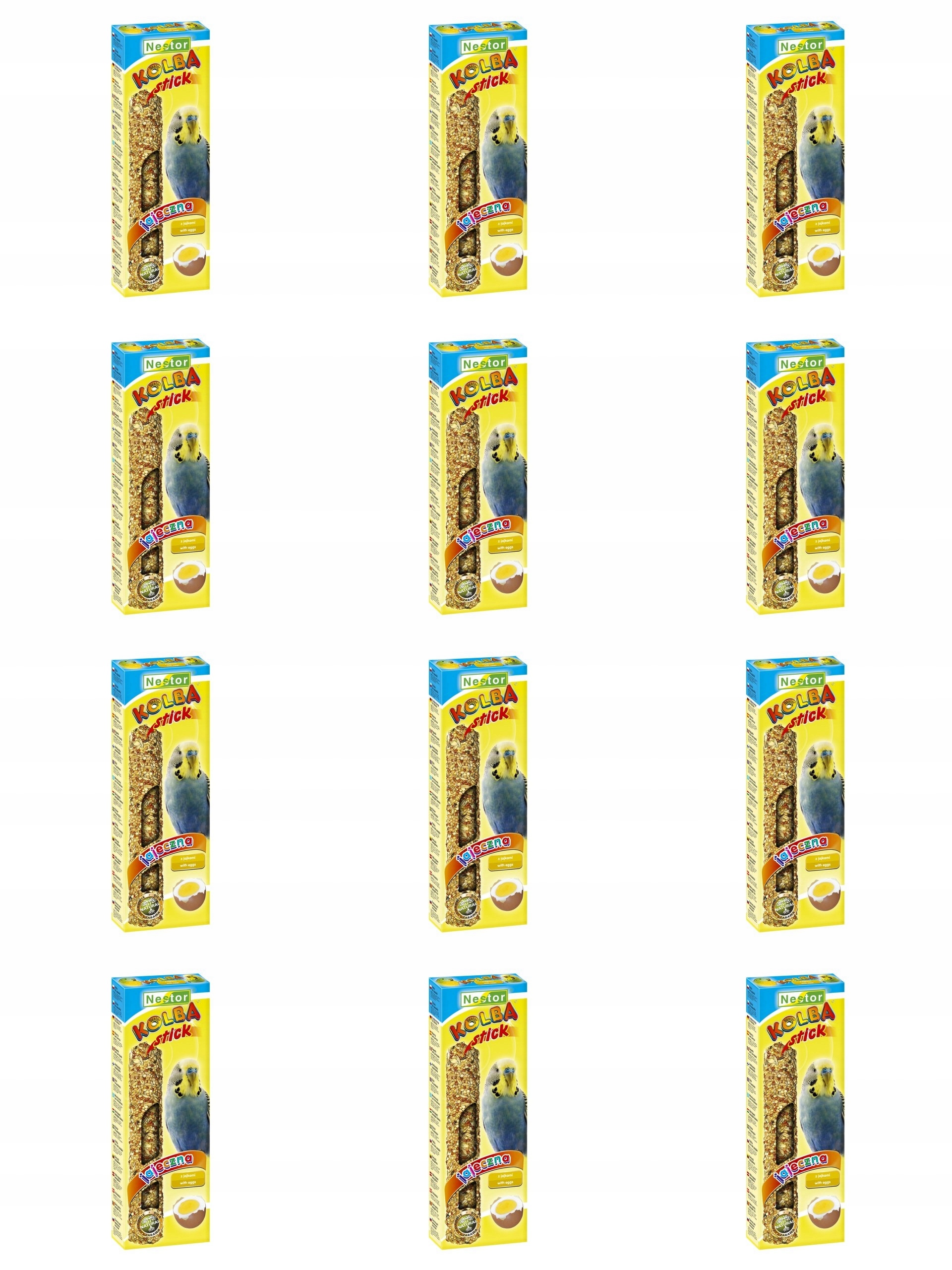 Levně Obilná baňka pro malé ptáky Nestor, 12 Ks