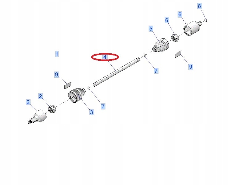 PÓŁOŚ PRZÓD Polaris Scrambler 3236457