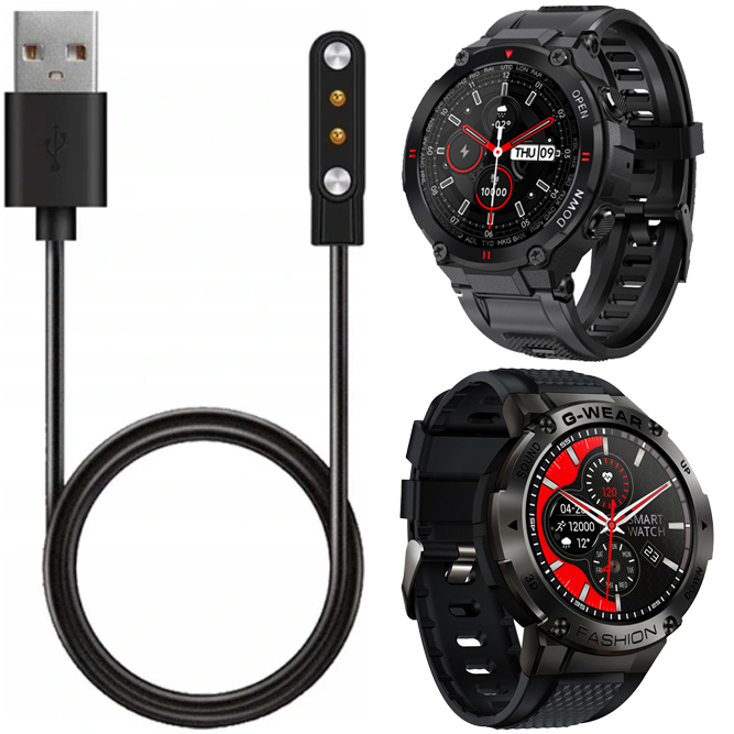 

Ładowarka Kabel Do Smartwatch K22 K27 K28 Giewont
