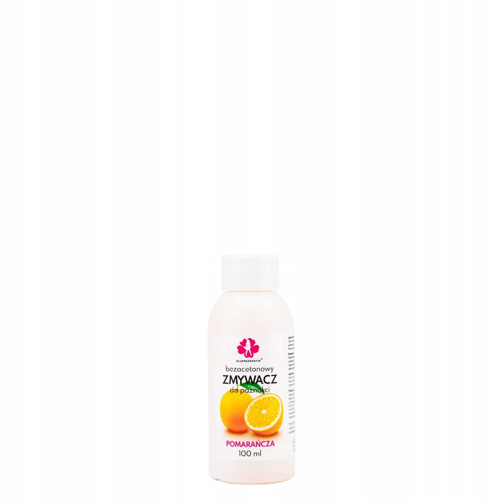 Zmywacz Do Paznokci Bezacetonowy Pomarańczowy 100 ml