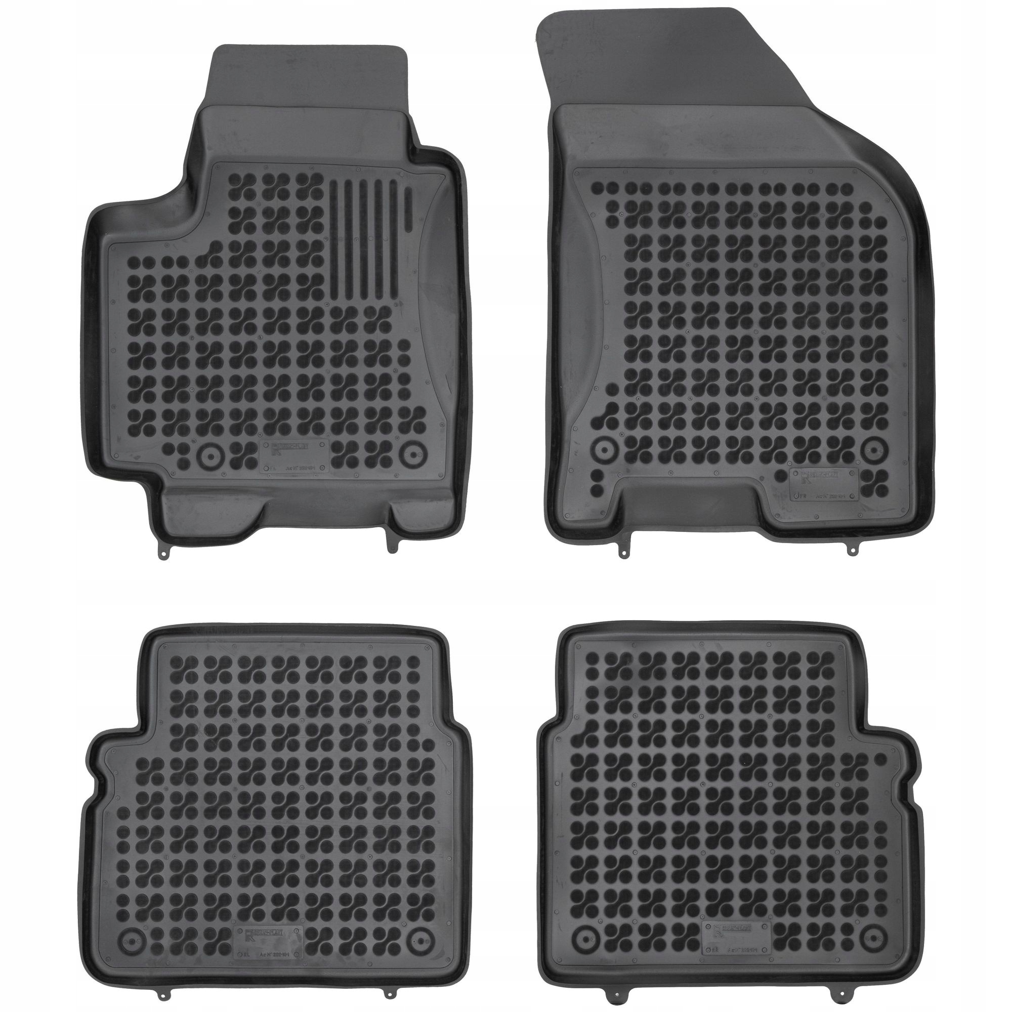 Černé koberce pro Chevrolet Aveo T250 2006-2011