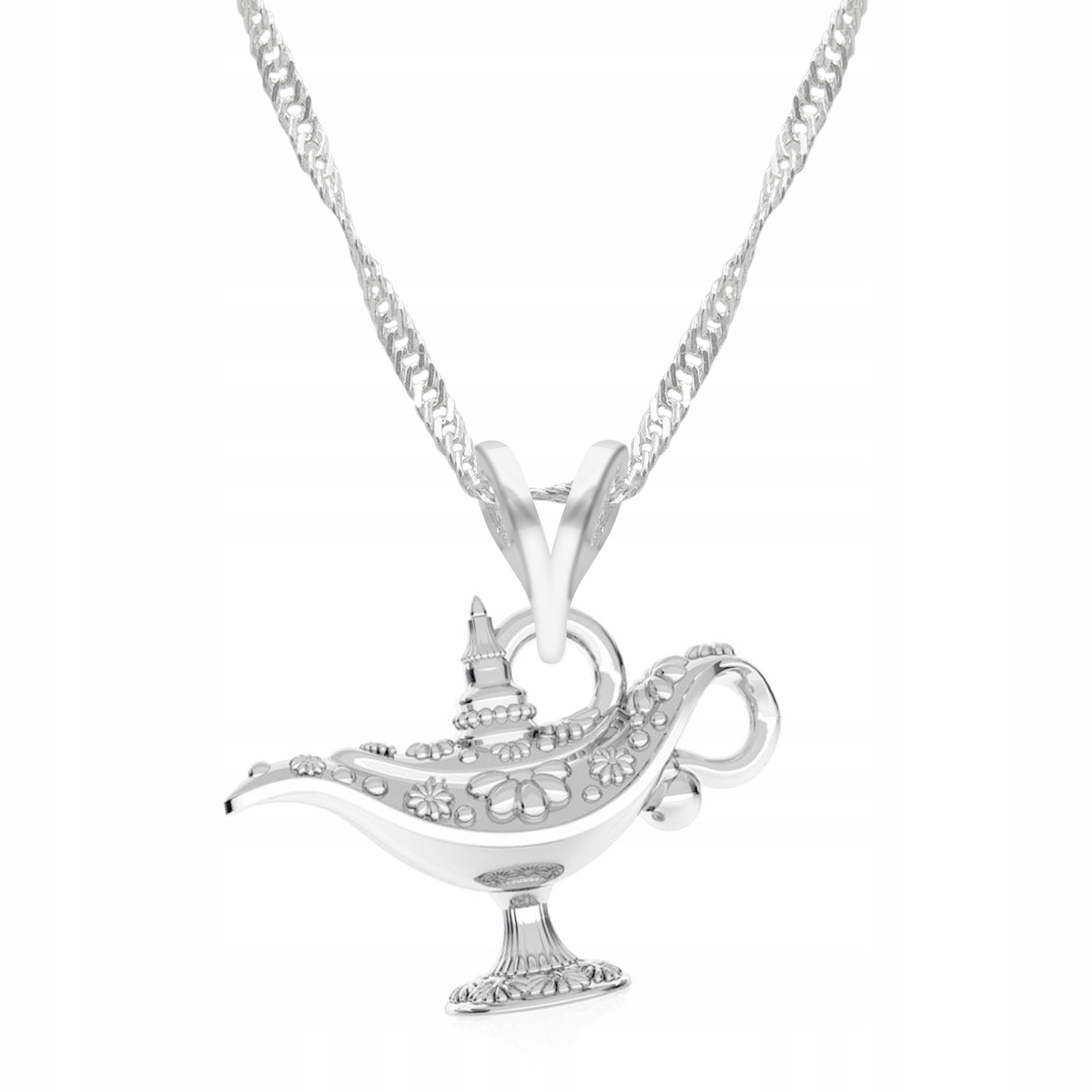 Stříbrný řetízek náhrdelník 925 Lampa Aladinova