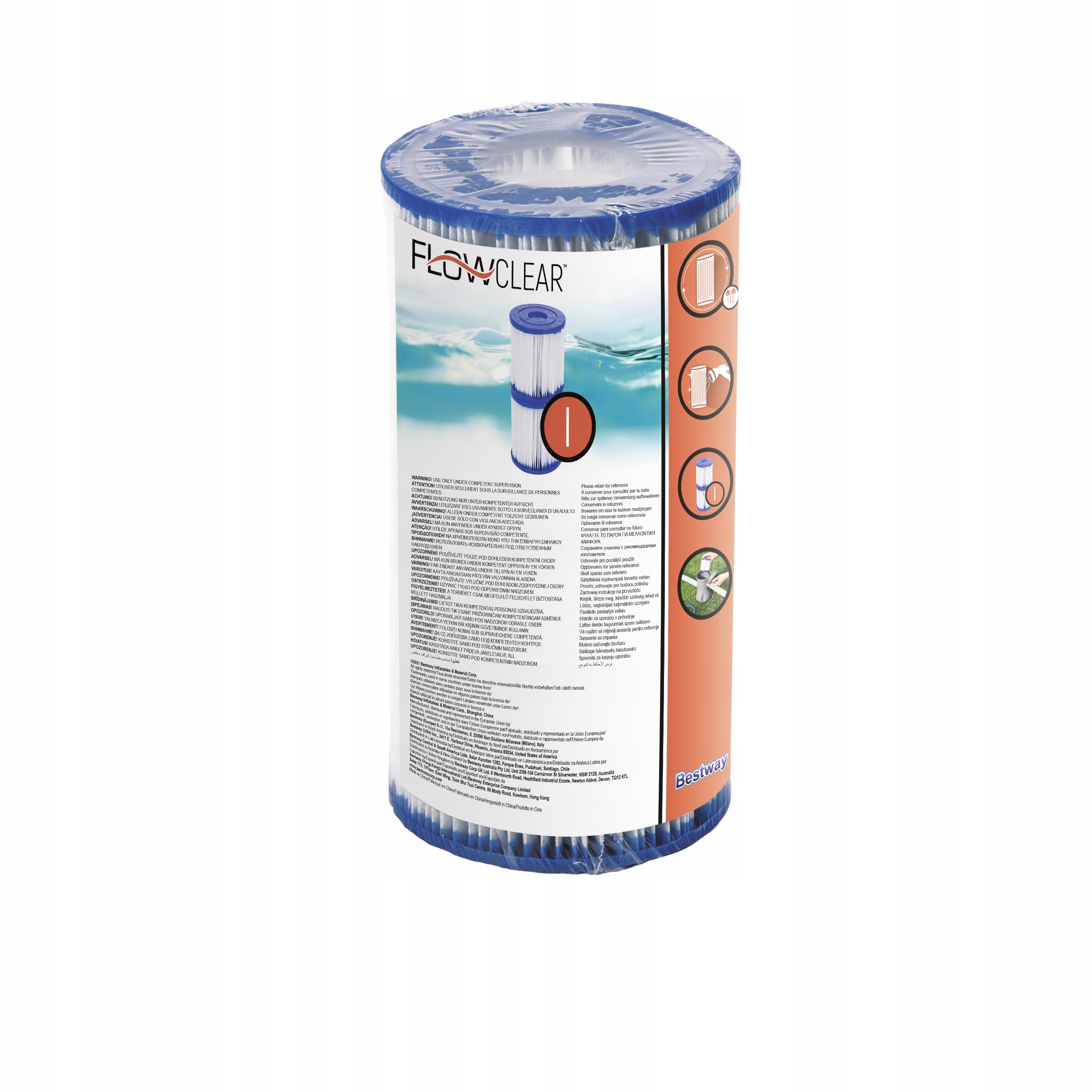 6 x FILTR TYPU I DO POMPY BASENU - BESTWAY 58093 Kod producenta 58093