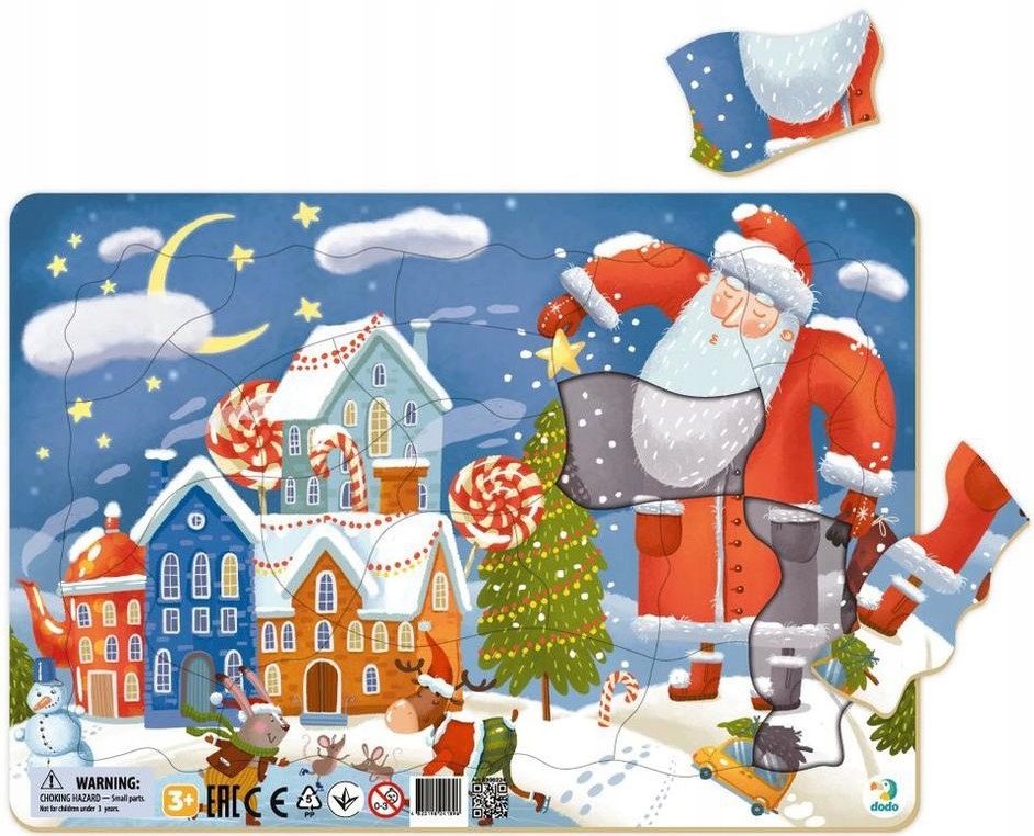 

Dodo Puzzle Ramkowe Zimowy Cud 53 El.