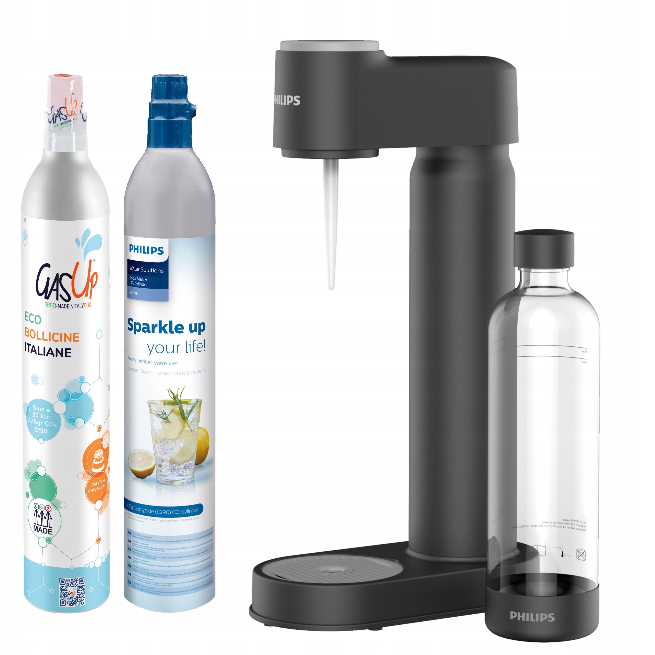 

Philips Saturator do gazowania wody +gaz CO2 GasUp