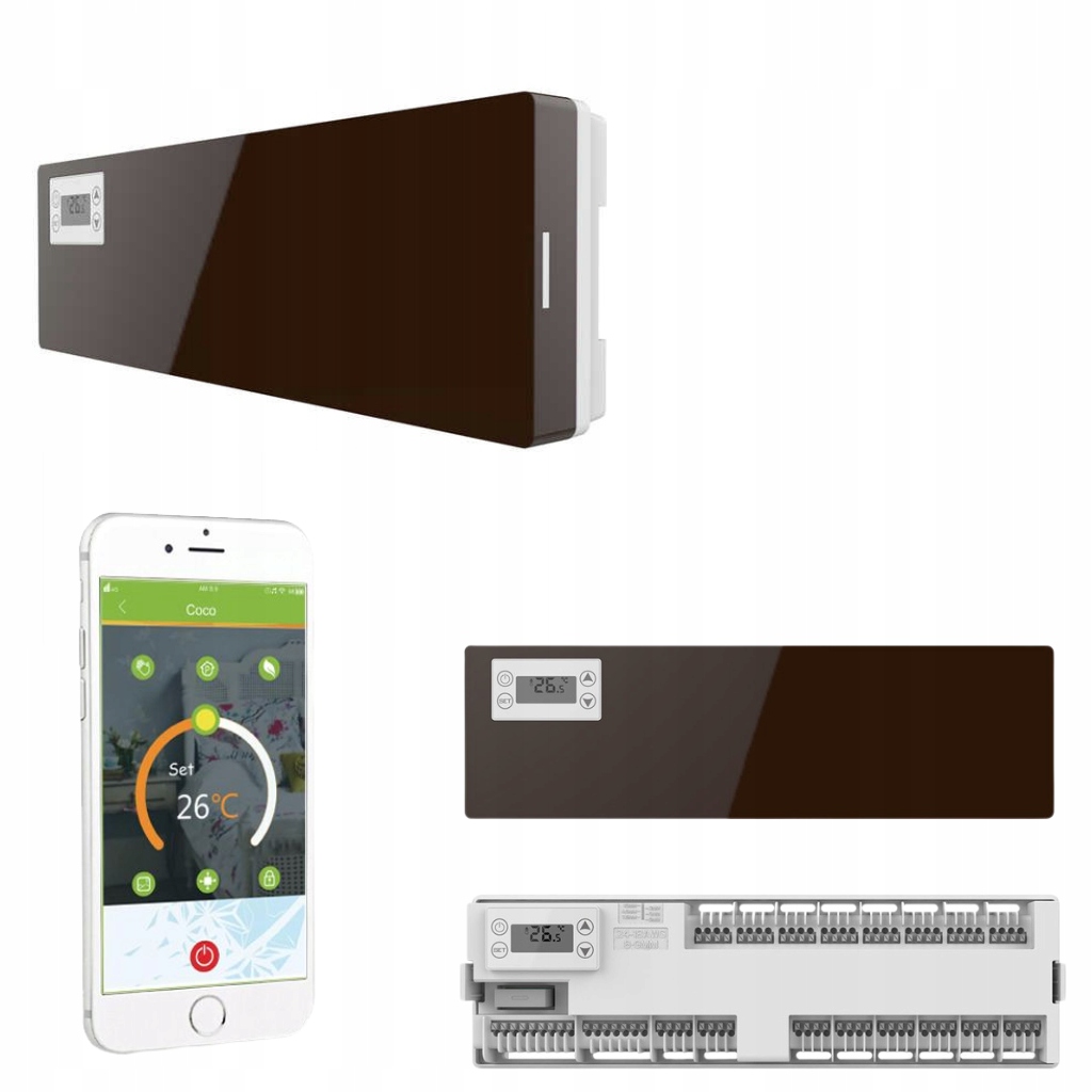 Lišta s bezdrôtovým ovládaním, 8 sekcií pre ventily Rf Tuya