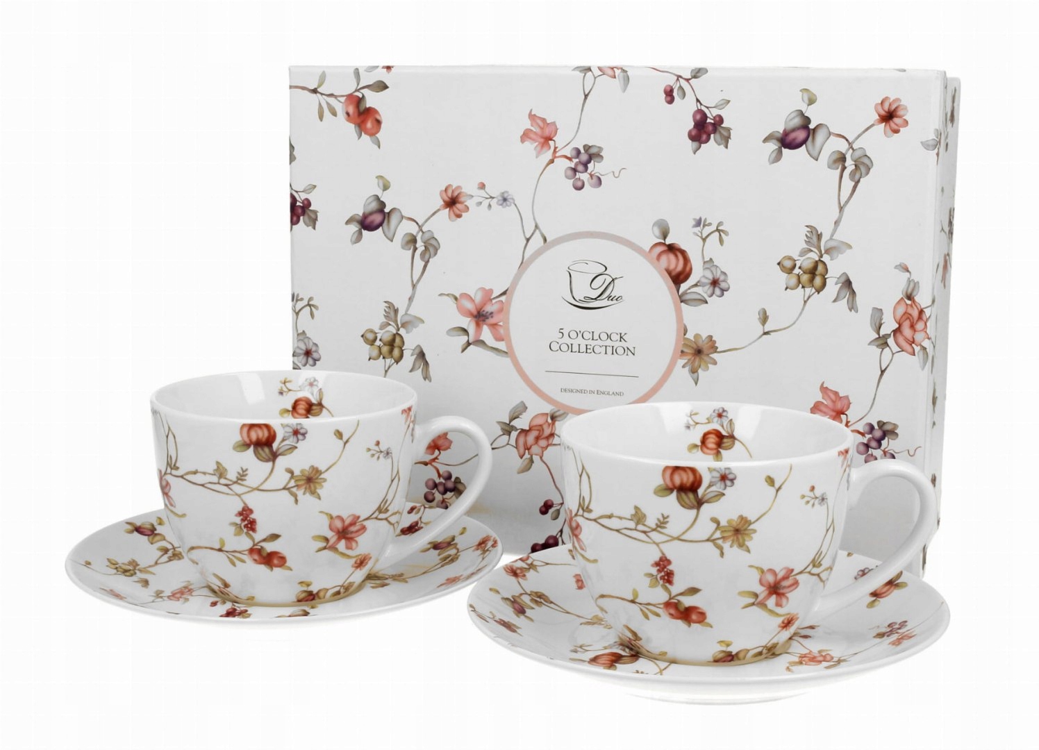 

Zestaw dwóch filiżanek z porcelany Safa w pudełku