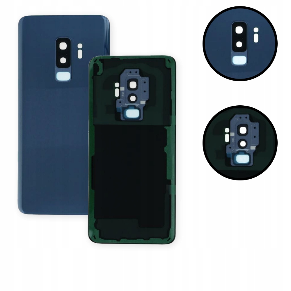 Tylna klapka, tylne szkło do Samsung Galaxy S9 Plus, niebieska