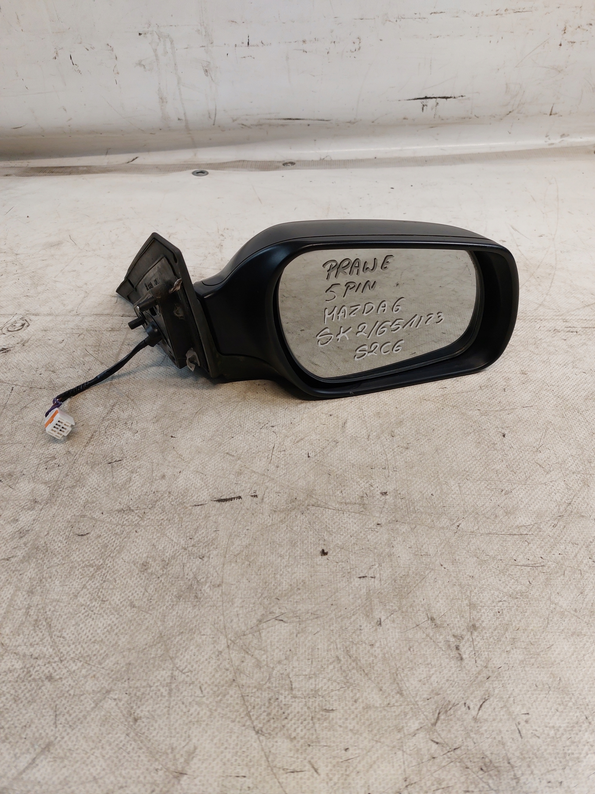 mirror right 5PIN MAZDA 6 GG