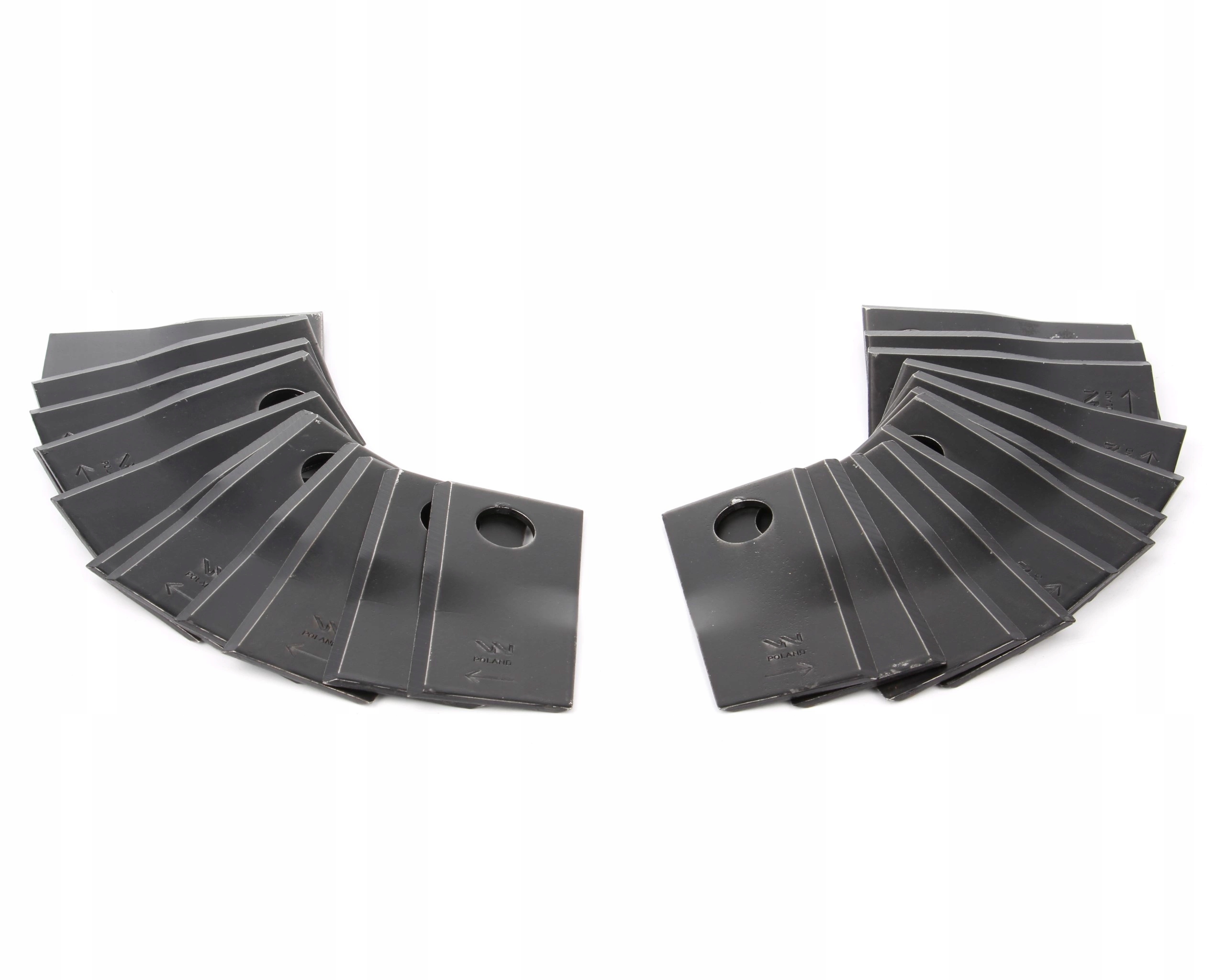 Nůž pro sekačku 98X49X3X19,5 Samasz Brzw (balení 12xL+12xP) Waryński