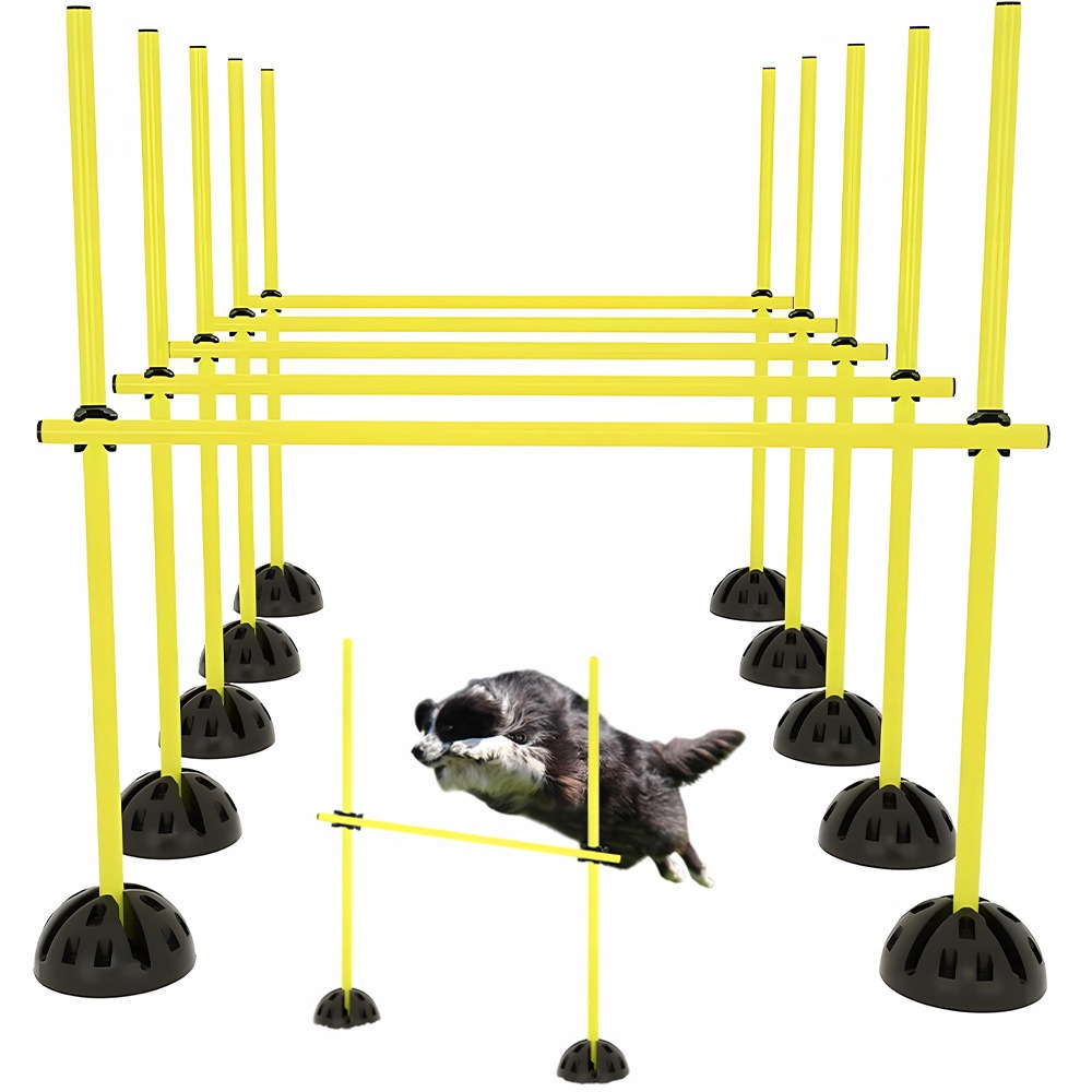 Zeestaw Treningowy -tyczka Treningowa Laska 100 CM Z Podstawą 35 Szt.