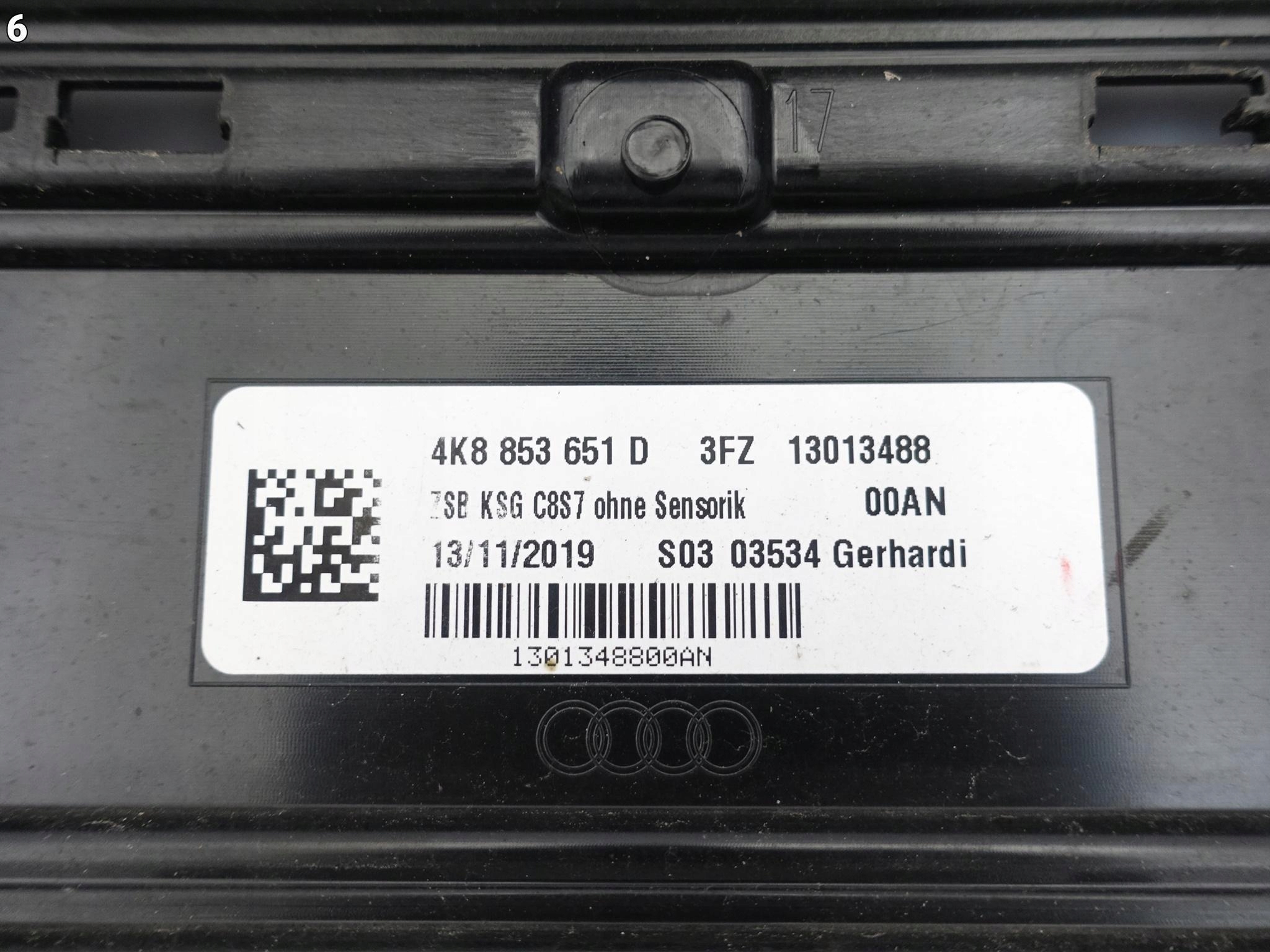 AUDI S7 4K8 18-23 grill grille grid W bumper front *PDC*