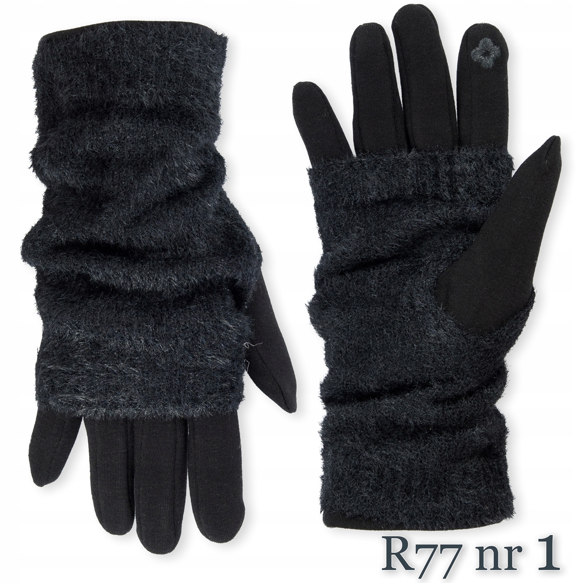 ALPAKA RĘKAWICZKI damskie DOTYKOWE OCIEPLANE DO TELEFONU CIEPŁE KOLORY Marka Fanabella