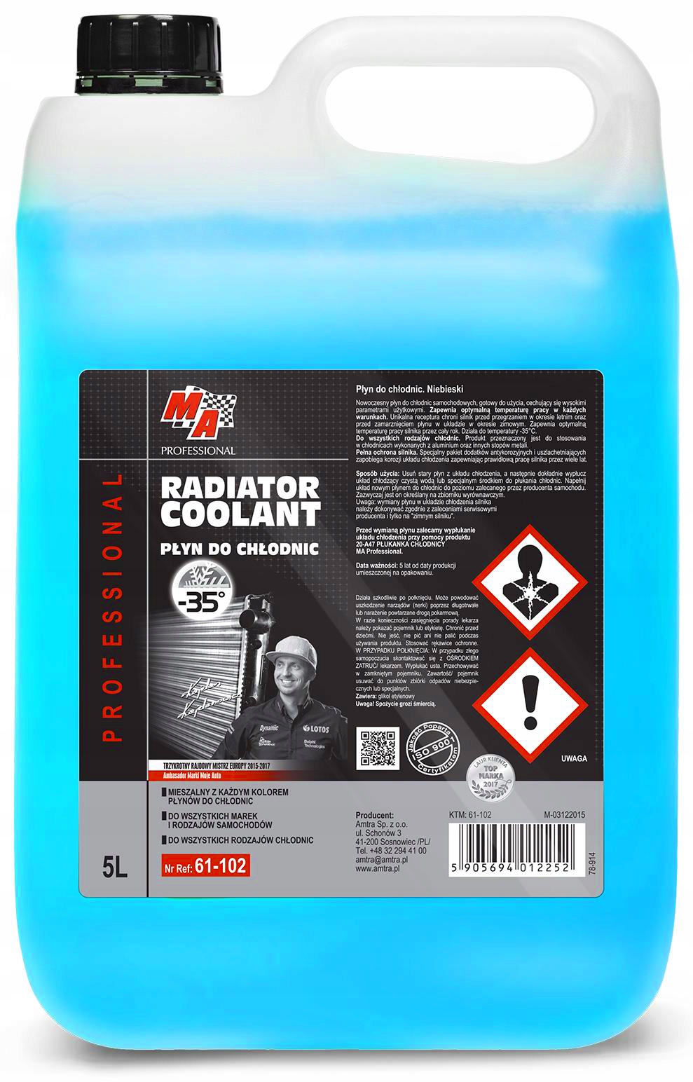 

Moje Auto Płyn Do Chłodnic Niebieski 5L