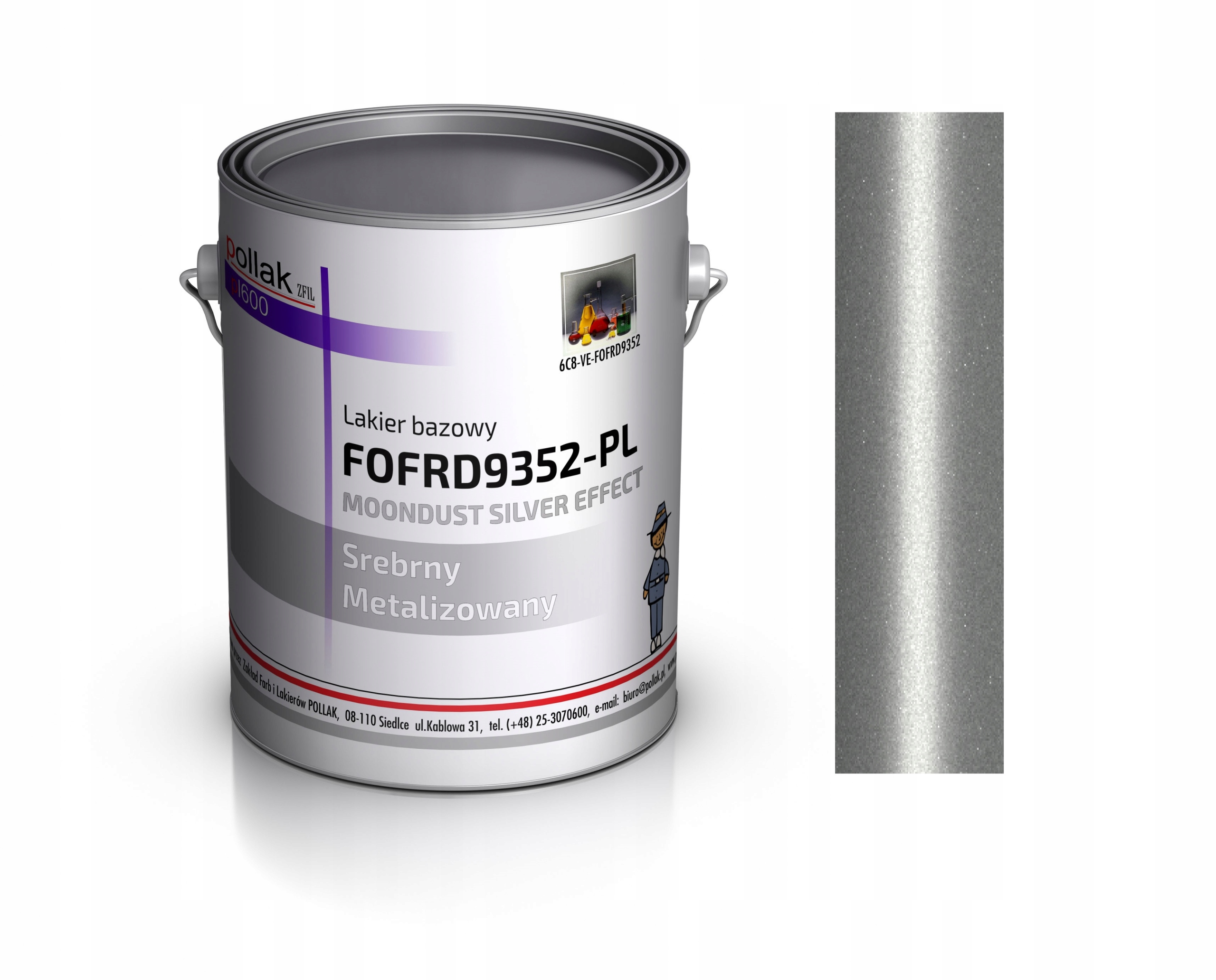 Lakier Bazowy FORD FRD9352 Moondust Silver 1 L