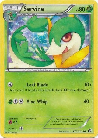 Servine RC2/RC25 Common Pokemon