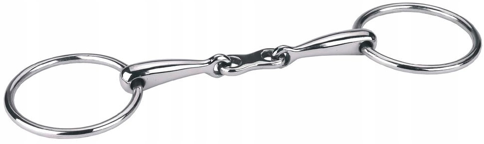 12,5 WĘDZIDŁO PODWÓJNIE ŁAMANE DLA KONIA STALOWE