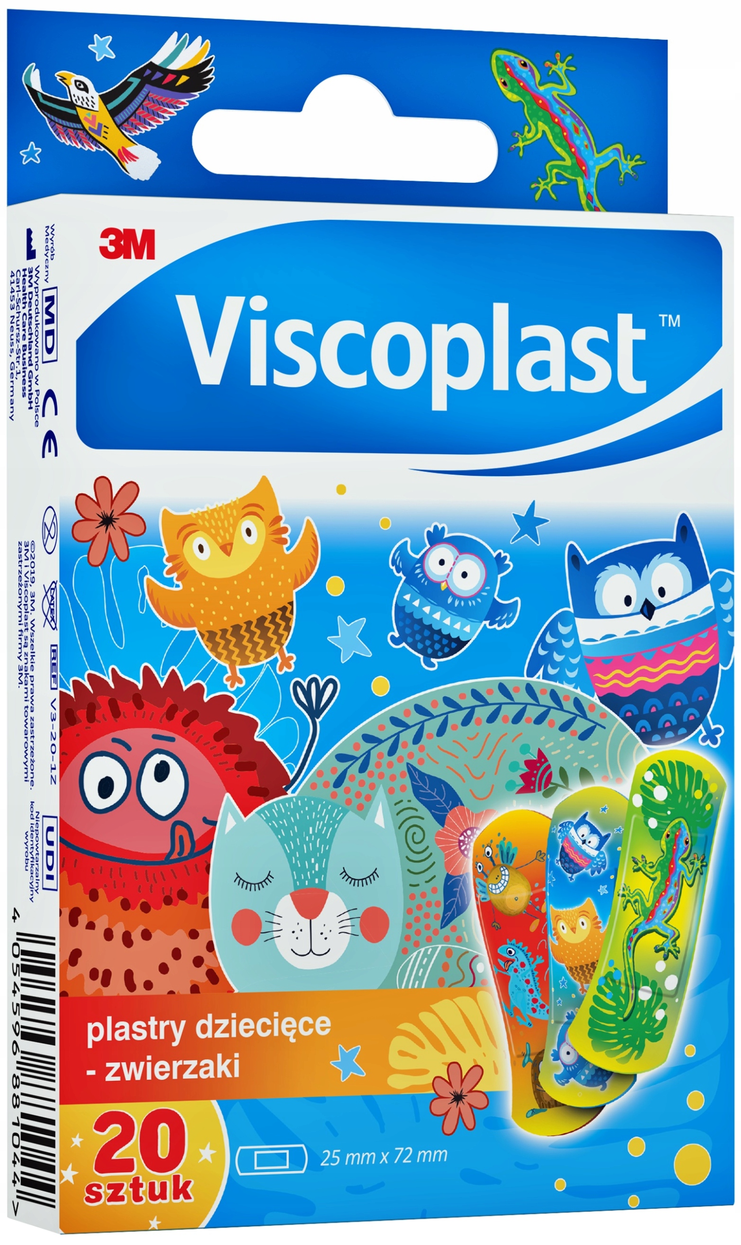 

Plast.VISCOPLAST Dziecięce Zwierzaki 20szt