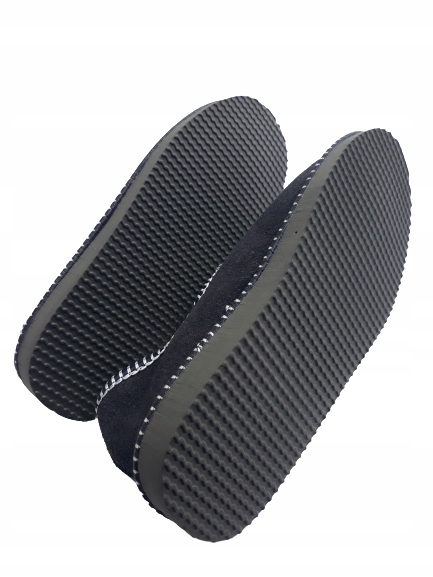 BAMBOSZE CIEPŁE SKÓRZANE OWCZA WEŁNA GÓRALSKIE*40* Rozmiar 40