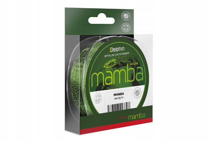 Żyłka Delphin Mamba Feeder kamuflaż 0,20mm 2,5kg 300m