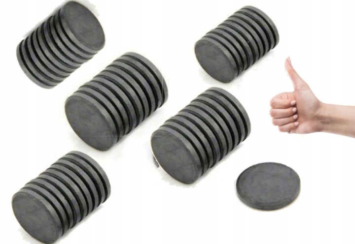 

Magnes Ferrytowy Magnesy Ferrytowe 20x3mm 1000 szt