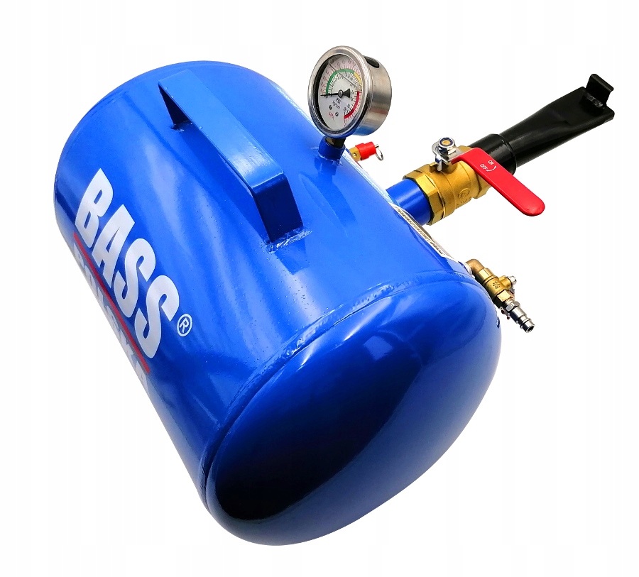 INFLATOR DO POMPOWANIA KÓŁ OPON 25L ZBIORNIK CIŚNIENIOWY BASS POLSKA