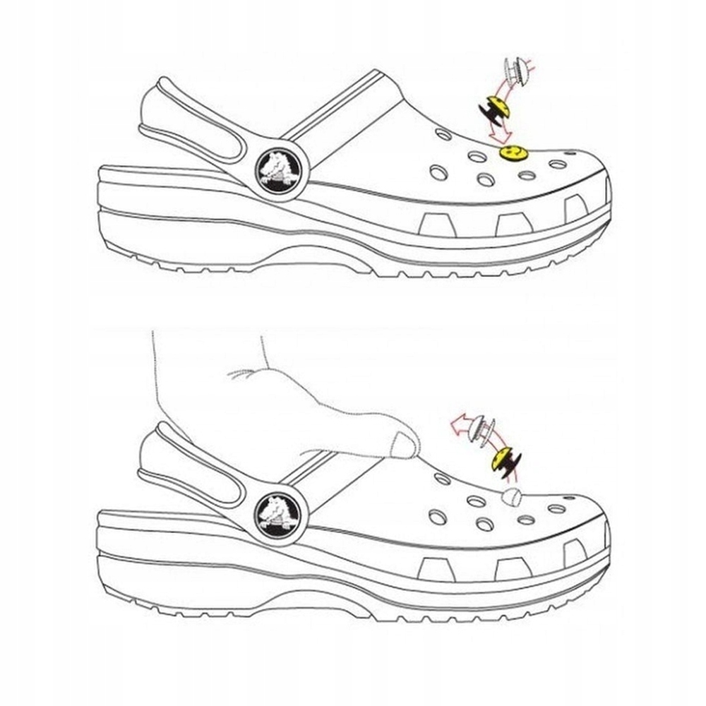 PRZYPINKA DO BUTÓW CROCS OZDOBA - ZWIERZĘTA Kolekcja zwierzęta