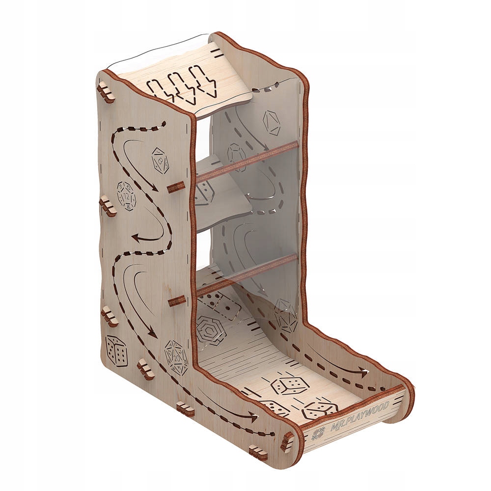 

Mr.Playwood Drewniany Model 3D Wieża do Kości